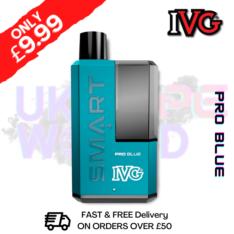 Shop Pro Blue IVG 5500 Smart Disposable Kit - ONLY £9.99 - UK Vape World
