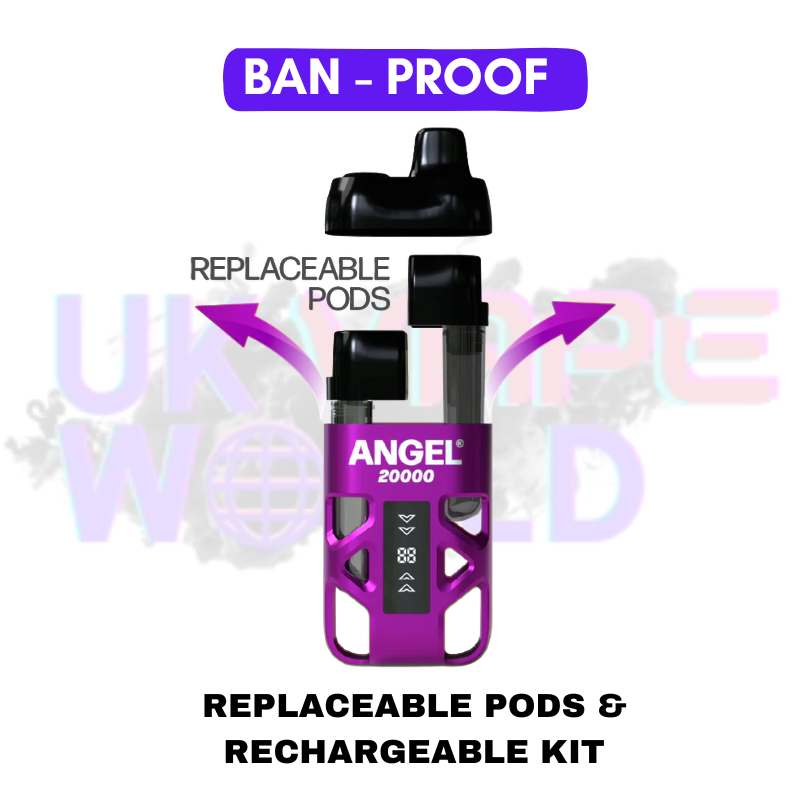 Purple Edition Angel Bar 20K Puff Twist Prefilled Pod Kit