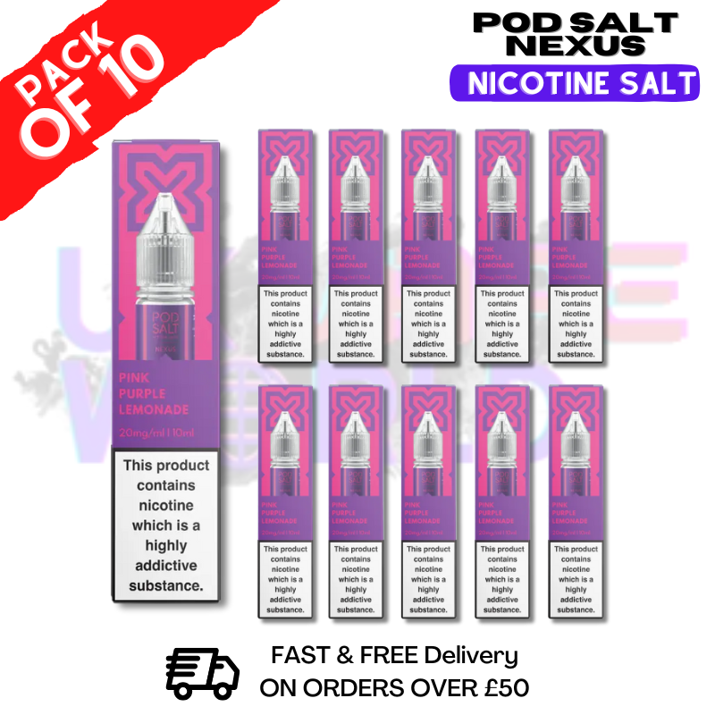 Purple Lemonade Pod Salt Nexus Nic Salt Box Of 10