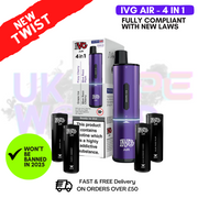 Buy IVG Air 4 in 1 Purple Edition Prefilled Pod Kit - UK Vape World