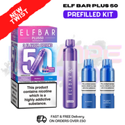 Purple Edition Elf Bar 50K Puff Plus Kit - Only £9.98 - ukvapeworld