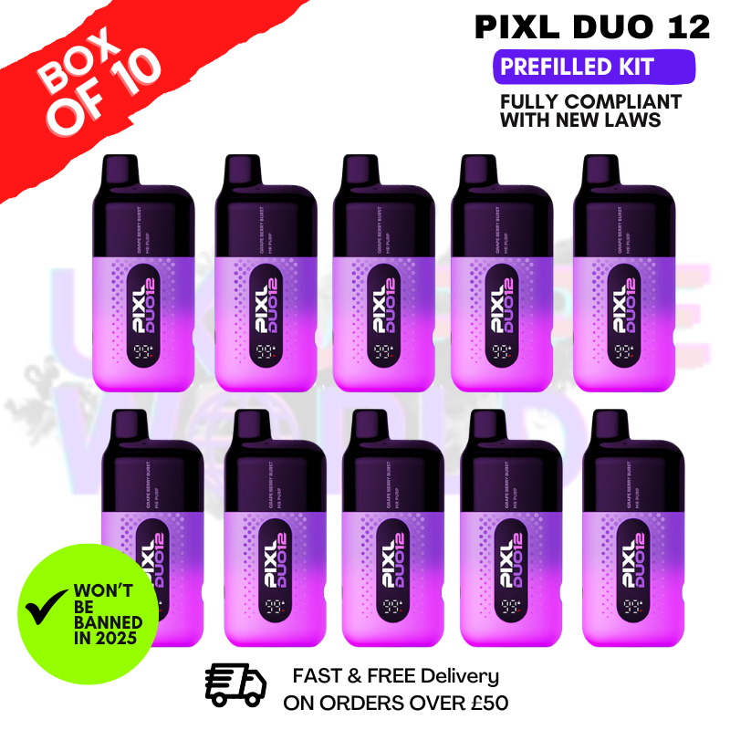 Purple Edition Pixl Duo 12 Pod Kit Box Of 10 - ONLY £71.99