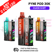 Shop Pyne Pod 30K Click S Prefilled Kit - 2 For £20 - UK Vape World