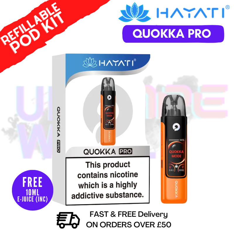 Quokka Color Hayati Quokka Pro Pod Vape Kit + Free 10ml Liquid - ukvapeworld