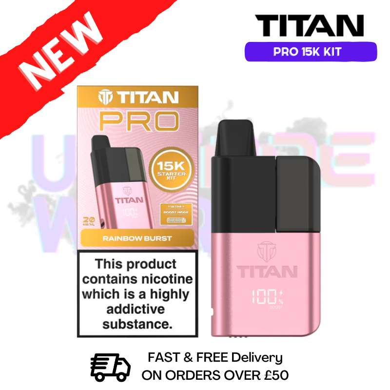 Rainbow Burst Titan Pro 15K Pod Kit
