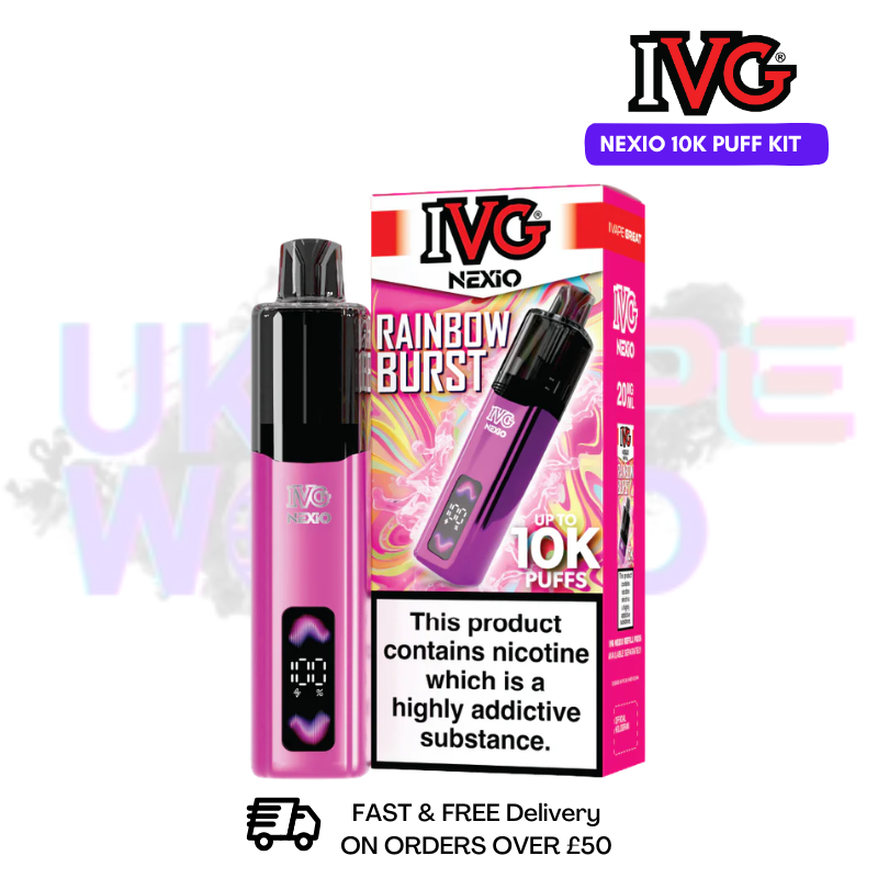 Rainbow Burst IVG Nexio Prefilled Pod Kit - 2 For £18 - UK Vapeworld