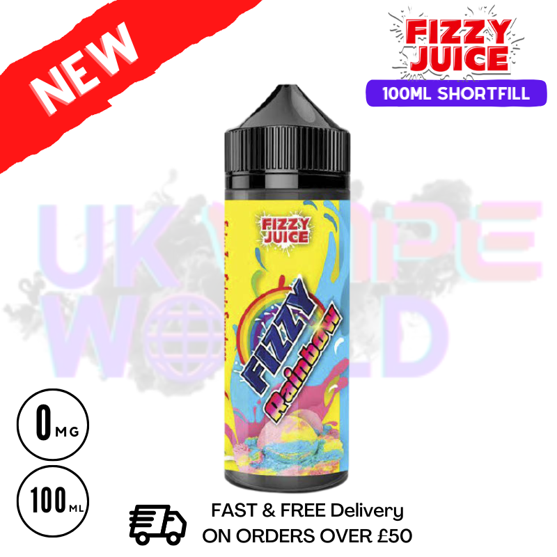 Rainbow Fizzy Juice 100ml E-Liquid - £7.99 - ukvapeworld