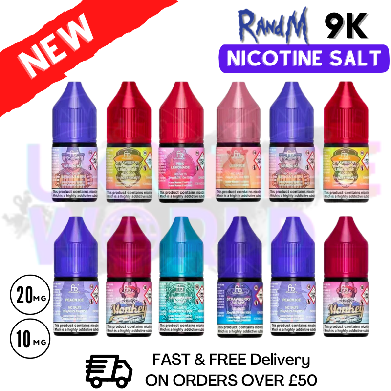 RandM Tornado 9000 Nic Salt 10ML eLiquid - £1.99