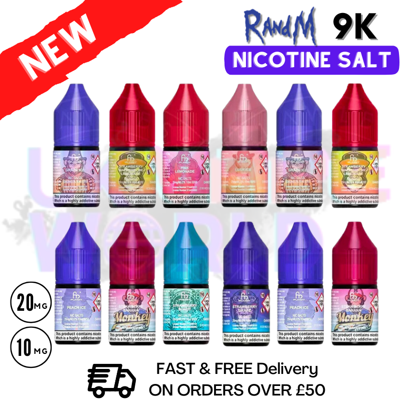 RandM Tornado 9000 Nic Salt 10ML eLiquid - £1.79