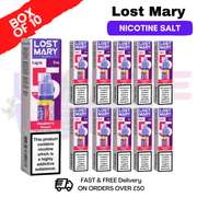 Raspberry Peach Lost Mary Nic Salt BOX OF 10 - ukvapeworld