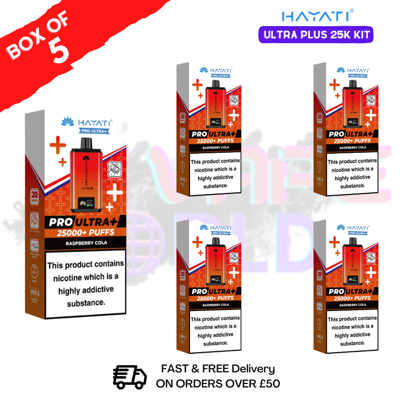 Box Of 5 - Hayati 25K Puff Pro Ultra Prefilled Kit