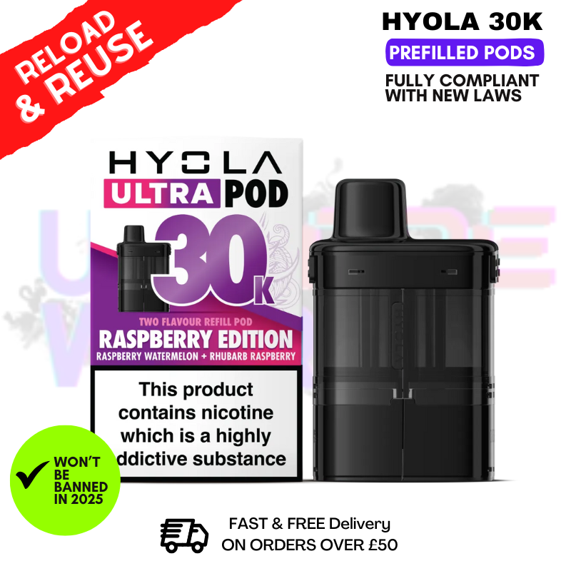 Raspberry Edition Hyola 30K Replacement Pods