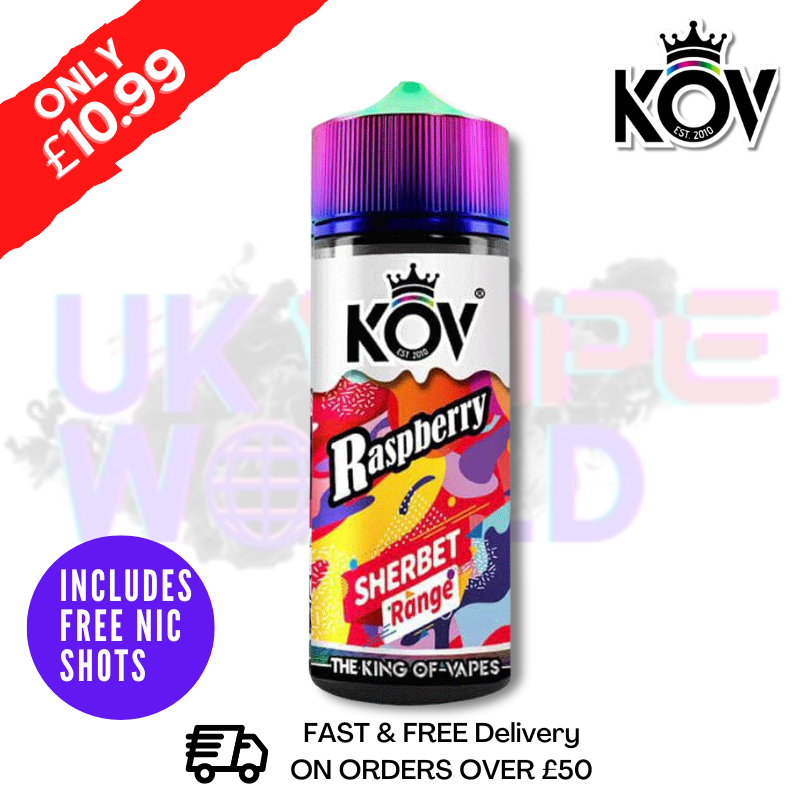 Raspberry Sherbet Range KOV 100ML Eliquid Shortfill E Juice Raspberry Sherbet Range KOV 100ML Eliquid Shortfill E Juice