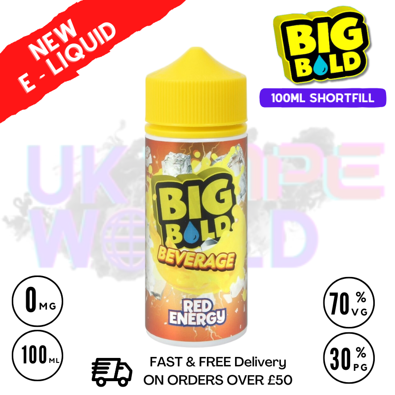 Shop Red Energy Big Bold Vape Juice 100ml - £9.50 - UK Vape World