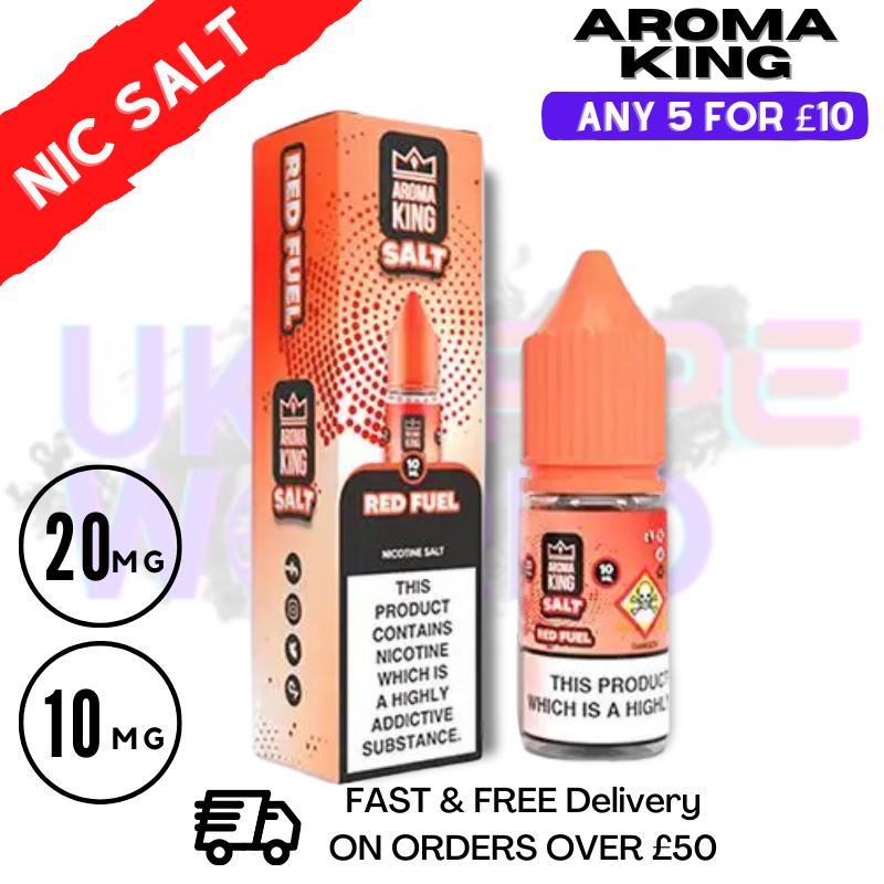 Shop Red Fuel - Aroma King Nic Salt - UK Vape World