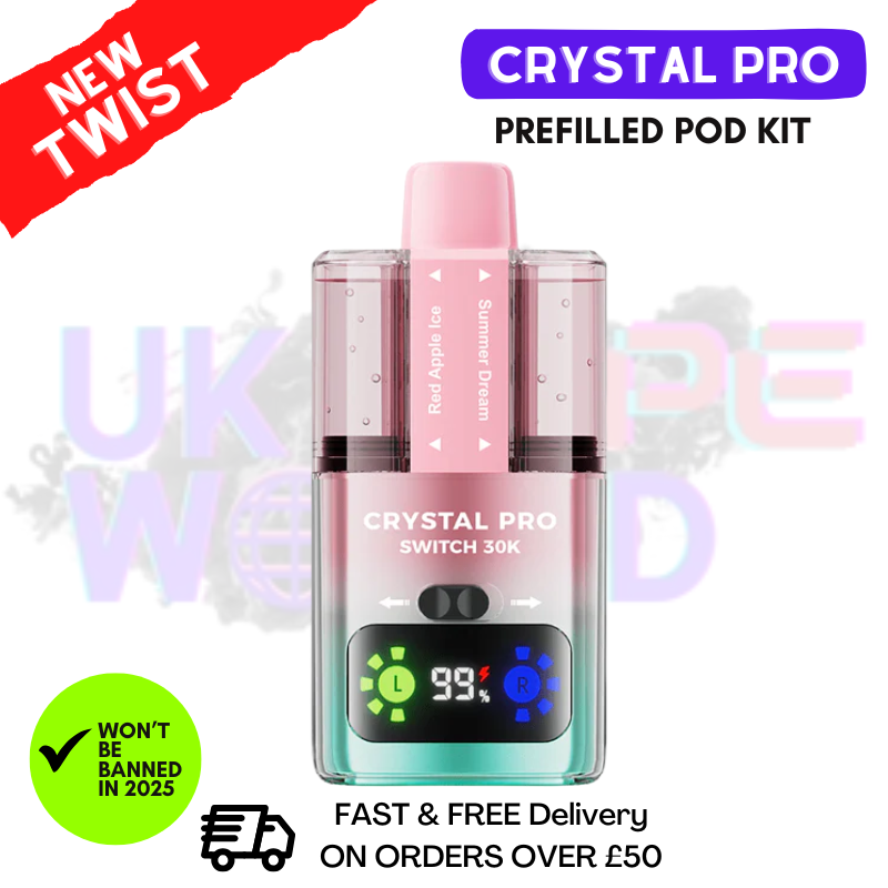 Red Apple Ice Crystal Pro 30K Switch Prefilled Pod Kit