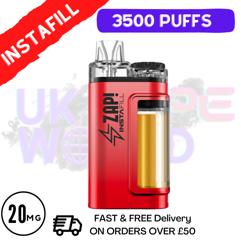 Shop Zap Instafill Bar 3500 Puff Red Apple Watermelon - UK Vape World