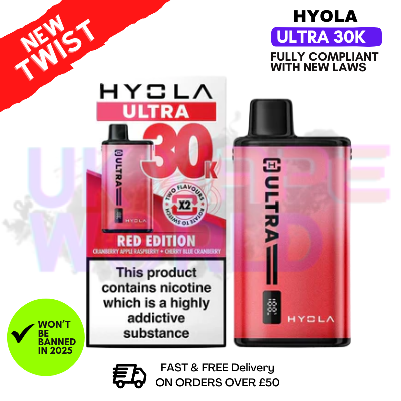 Hyola Ultra 30K Puff 30000 Pod Kit - 2 For 18 Hyola Ultra 30K Puff 30000 Pod Kit - 2 For 18