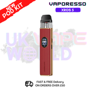 Red Leather Vaporesso Xros 5 Pod Vape Kit - ukvapeworld