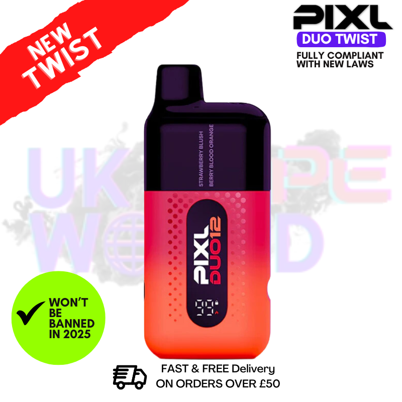 Red Edition Pixl Duo Twist 6000 6K Puff Kit