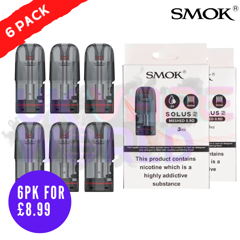 Solous Replacement Pod (2 x Pack Of 3) - 8.99