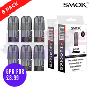 Solous Replacement Pod (2 x Pack Of 3) - UK Vape World