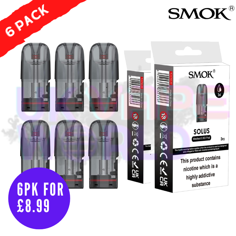 Solus Replacement Pod (2 x Pack Of 3) - 8.99