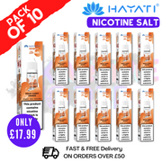 Shop Rocky Candy Orange Hayati Pro Max Nic Salt Box Of 10 - UK Vape World