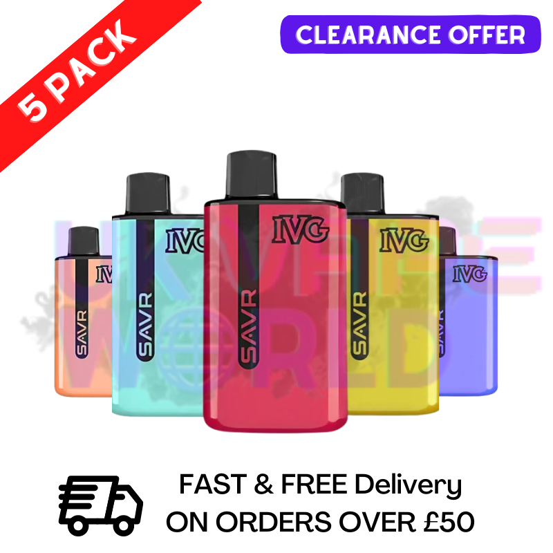 Shop IVG SAVER 3K Box of 5 - £14.99 - UK Vape World