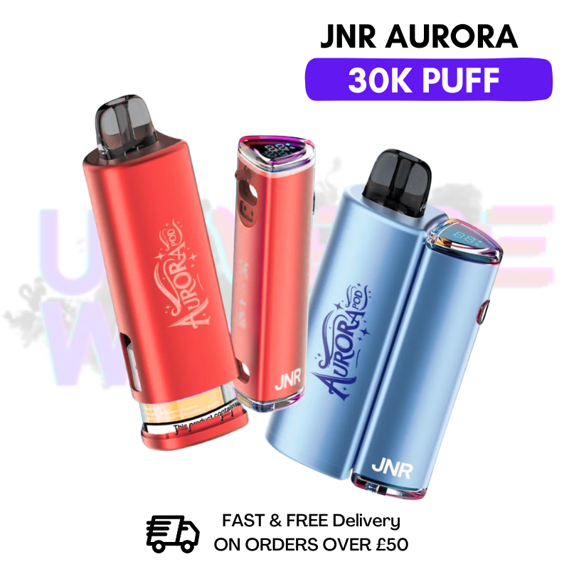 Shop  Shop JNR 30K Aurora Puff Prefilled Kit - Only £8.49 - UK Vape World