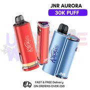 Shop  Shop JNR 30K Aurora Puff Prefilled Kit - Only £8.49 - UK Vape World