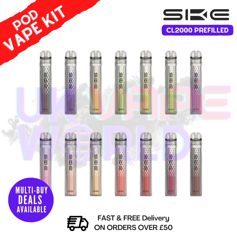 Shop SKE CL2000 2K Puff Vape Pen Kit - £5.99 - UK Vape World
