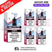 Hayati 25K Strawberry Raspberry Ice Replacement Pods Box Of 5 - ukvapeworld