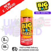 Shop Strawberry Jam With Clotted Cream Big Bold Vape Juice 100ml - UK Vape World