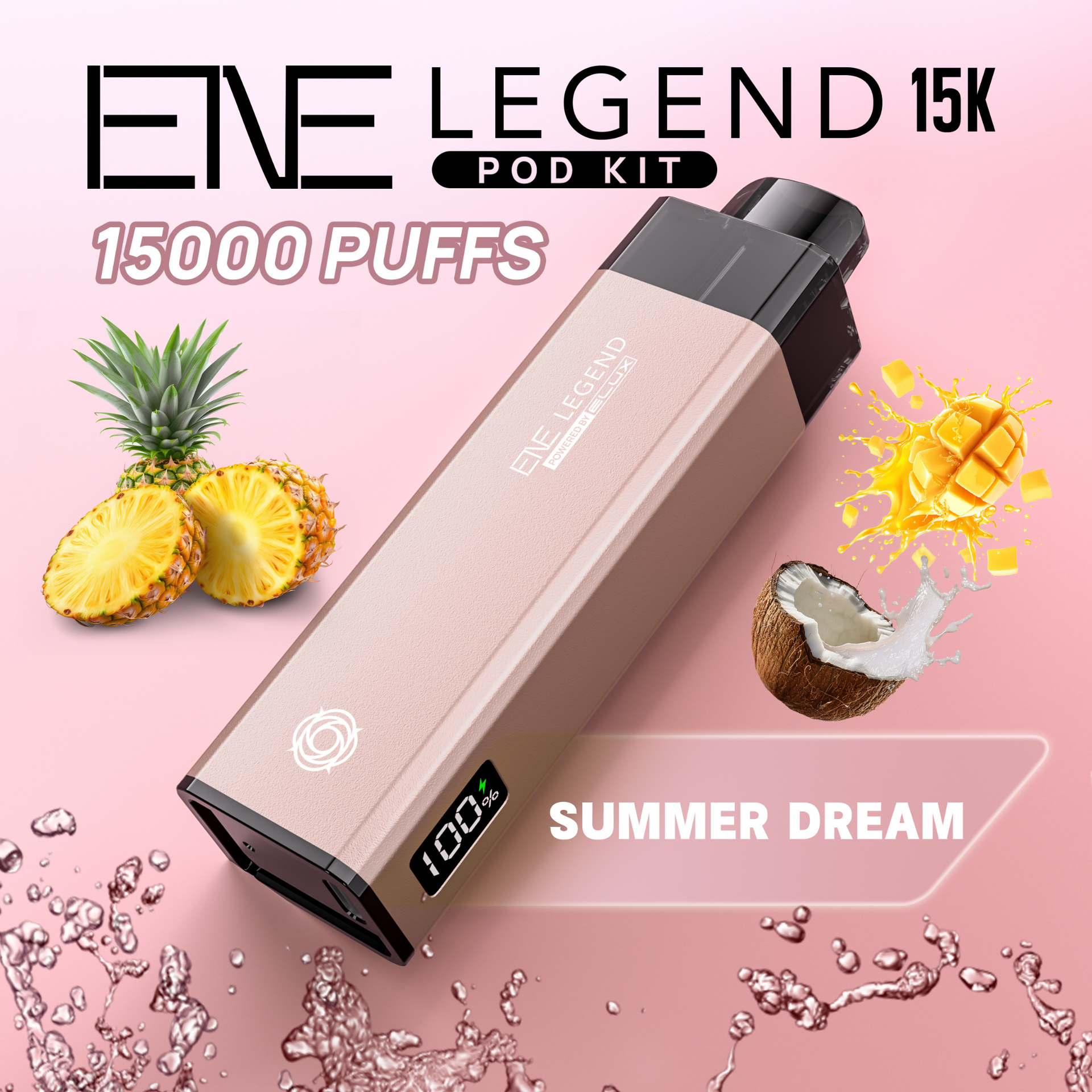 Summer Dream Elux Legend 15K Puff Prefilled Pod Kit - 6.89 Summer Dream Elux Legend 15K Puff Prefilled Pod Kit - 6.89