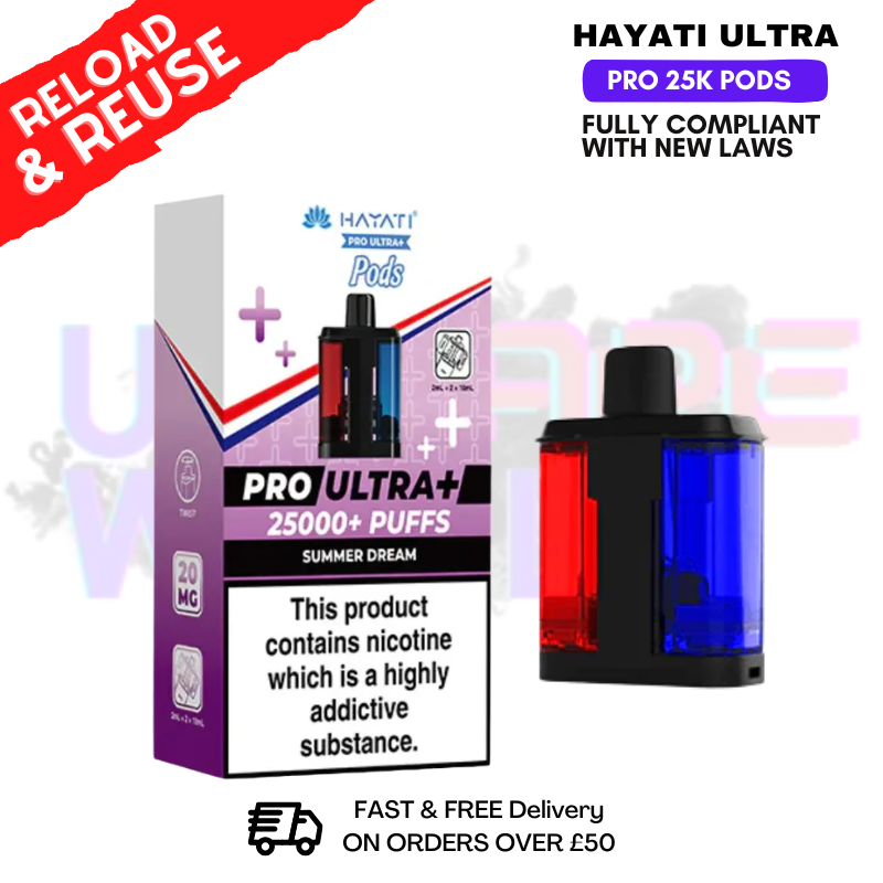 Summer Dream Hayati 25K REFIL Pack Replacement Pods - ukvapeworld