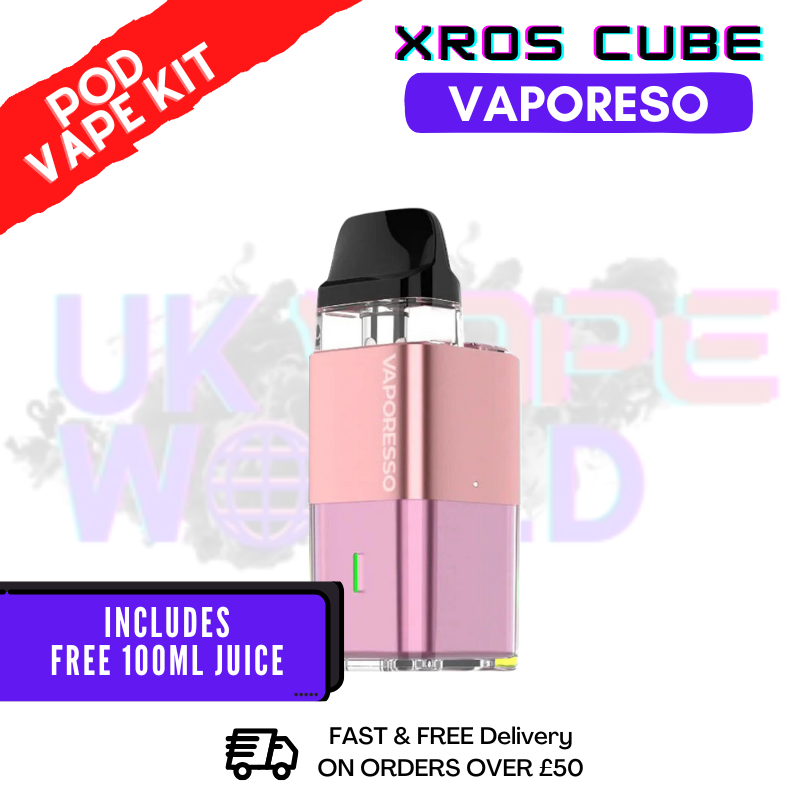 Sakura Pink Xros Cube Refillable Pod Vape Kit