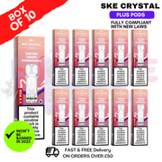 Shop Sakura Grape SKE Crystal Plus Prefilled Pod Box Of 10 - UK Vape World