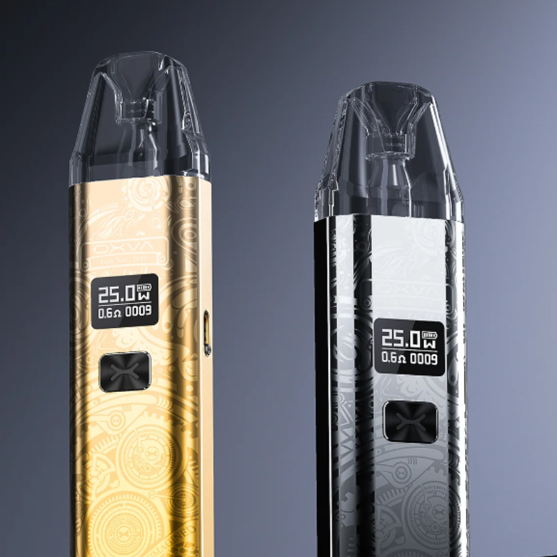 Shiny Gold Pink Oxva Xlim Pod Kit + Free 100ml Juice