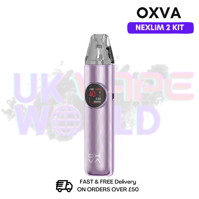 Shiny Purple Oxva Nexlim 2 Pod Kit - UK Vapeworld