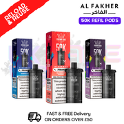 Shop Al Fakher 50K HyperMax Replacement Pods - Only £7.49 - UK Vape World