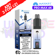 Shop Blue Frozen Hayati Pro Max 6K Prefilled Pod Kit - Any 3 For £21 - UK Vape World