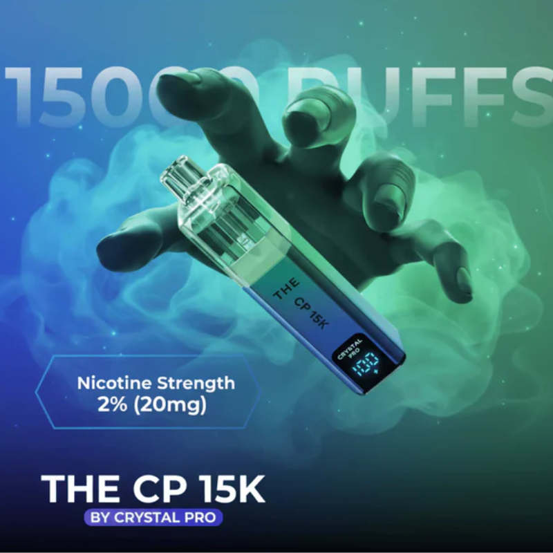 Crystal CP Pro 15K Puff Kit - Only £7.89 or Any 3 For £21