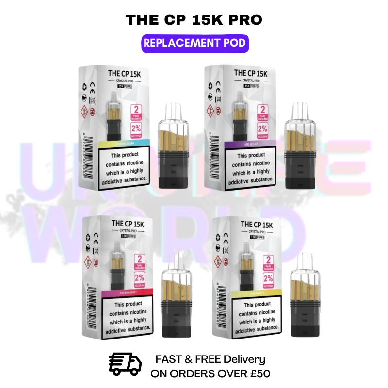 Shop Crystal CP 15K Replacement Pods - Only £5.99 - UK Vape World