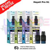 Shop Hayati Pro Max S1 Refil Pods - 2 PACK - Only £3.99 - UK Vape World