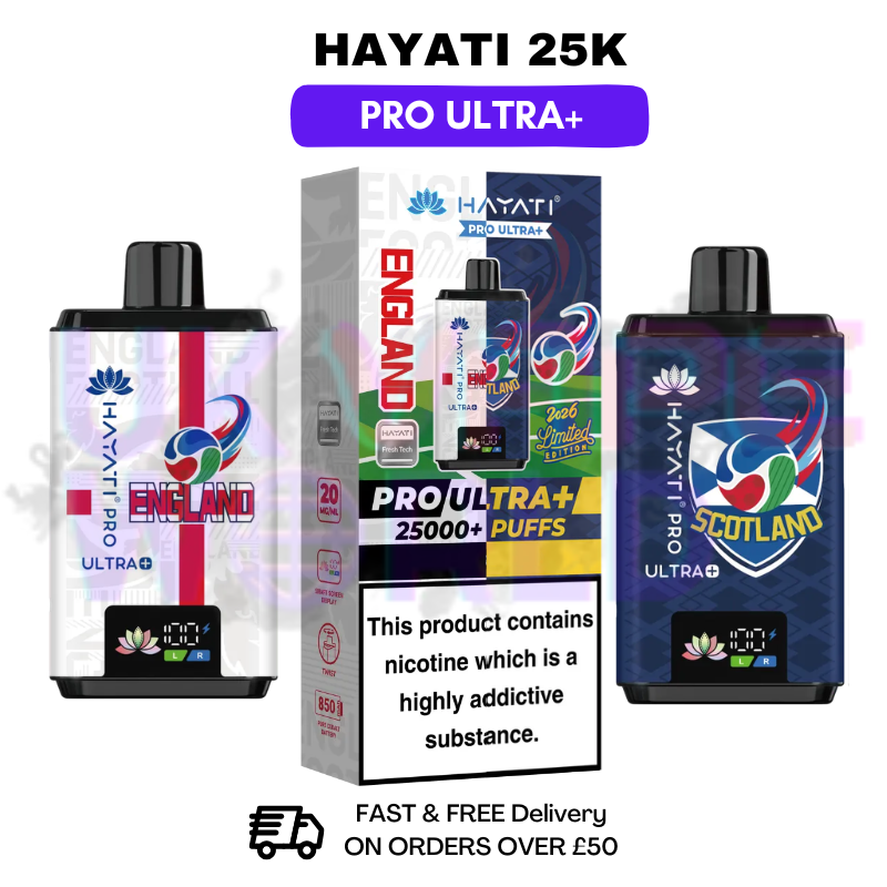 Shop Hayati Pro Ultra 25000 World Cup Football Edition Kit - £10.99 - UK Vape World
