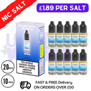 Shop MR Blue - Bloody Mary Nic Salt E-Liquids Pack Of 10 Deal - UK Vape World