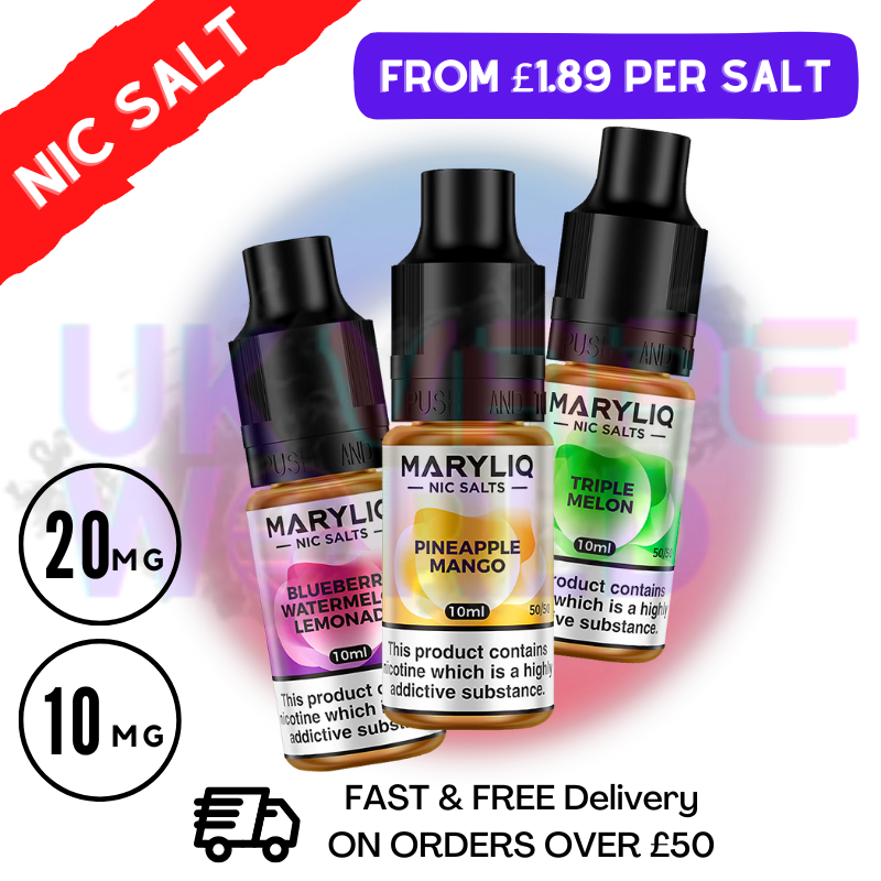 MARYLIQ - Lost Mary 3500 Nic Salt 10ML eLiquid - UK Vape World