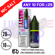 Shop Mineral Water NastyLiq 10ML Nic Salt eLiquid - UK Vape World