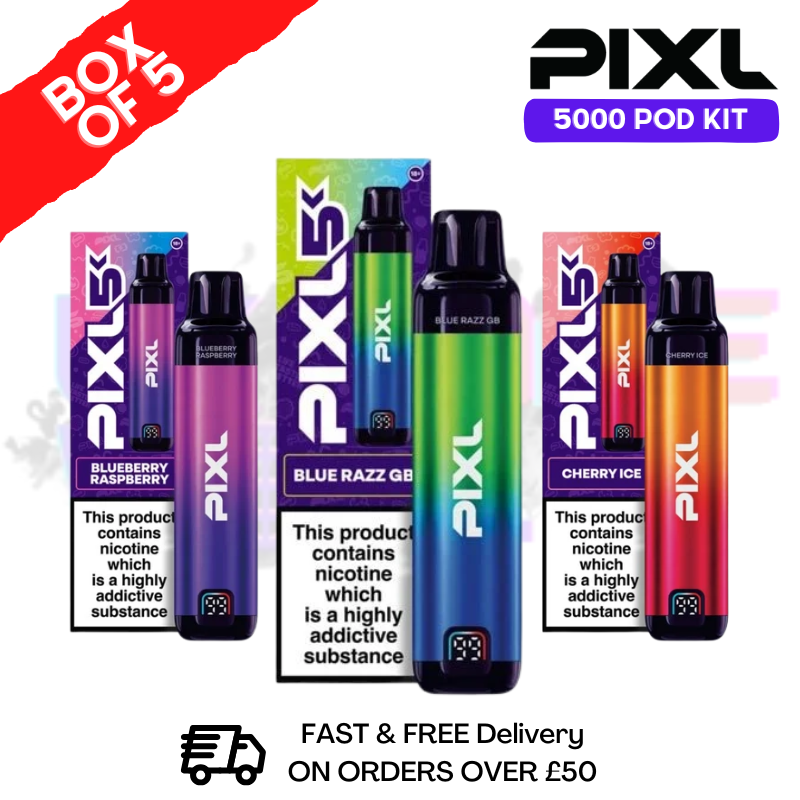 Shop Pixl 5K Puff Pod Kit - Only £6.89 - UK Vape World